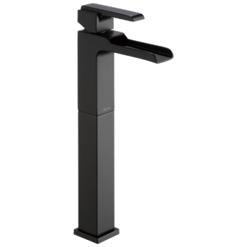 Delta Ara®: Single Handle Vessel Channel Bathroom Faucet