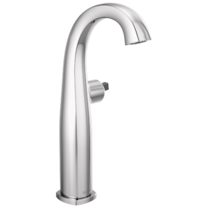 Delta Stryke®: Single Handle Vessel Bathroom Faucet – Less Handle