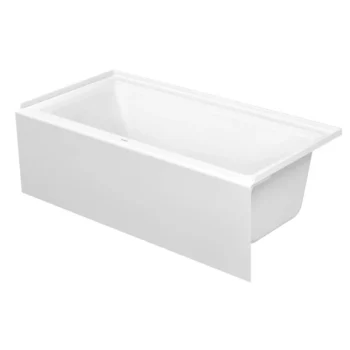 66" x 32" Duravit Architec Alcove Bathtub White - Right Drain