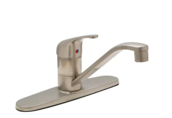 Huntington Brass Single Hole Kitchen Faucet In Satin Nickel