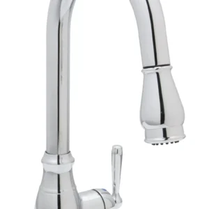Huntington Brass Isabelle Single Hole Pulldown Kitchen Ch In Chrome