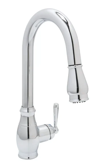 Huntington Brass Isabelle Single Hole Pulldown Kitchen Ch In Chrome