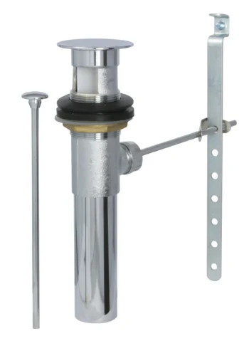 Huntington Brass Brass Popup Drain Set In Chrome