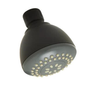 Huntington Brass Shower Head In Matte Black