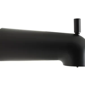 Huntington Brass Modern Style Diverter Spout In Matte Black
