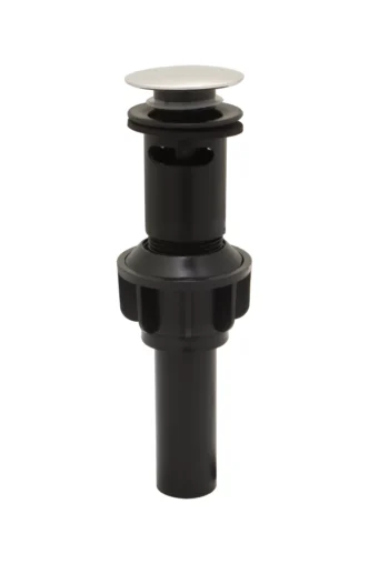 Huntington Brass Push Pop-Up W/ Overflow In Chrome
