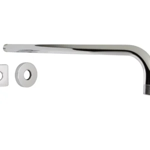 Huntington Brass Straight Shower Arm With Flange In Chrome