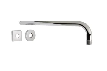 Huntington Brass Straight Shower Arm With Flange In Chrome
