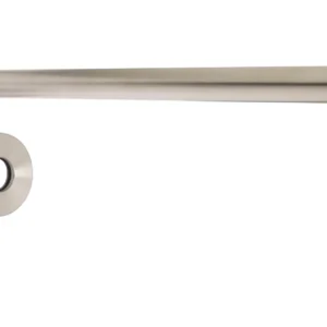 Huntington Brass Straight Shower Arm With Flange In PVD Satin Nickel