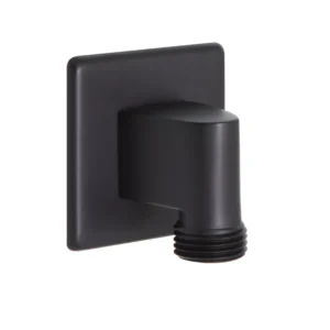 Huntington Brass Square Wall Supply Elbow In Matte Black