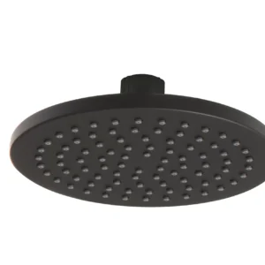 Huntington Brass 6″ Round Shower Head In Matte Black