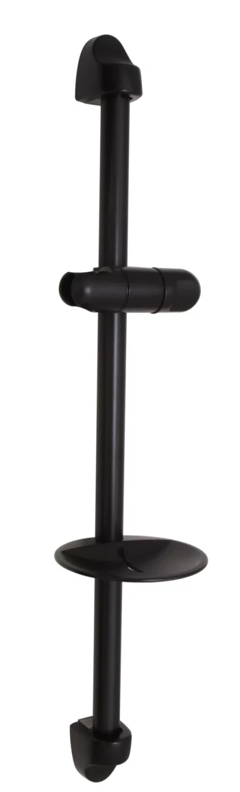 Huntington Brass Slide Bar Set In Matte Black