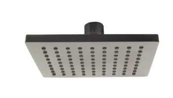 Huntington Brass 6" Square Shower Head In Matte Black