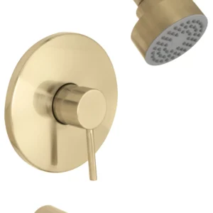 Huntington Brass Euro T/S Trim Kit In PVD Satin Brass