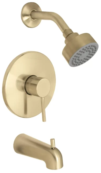 Huntington Brass Euro T/S Trim Kit In PVD Satin Brass
