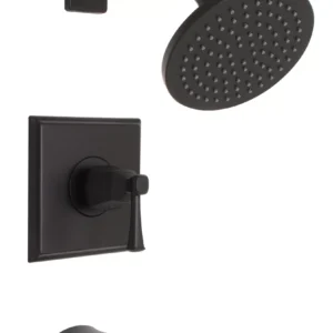 Huntington Brass Tub And Shower Trim Kit In Matte Black