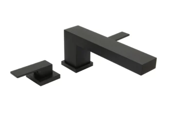 Huntington Brass Razo Roman Tub Filler In Matte Black