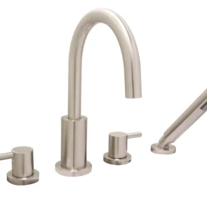 Huntington Brass Euro 4-Pc Roman Tub Filler In Satin Nickel