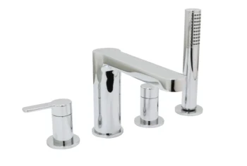 Huntington Brass Tazio 4-Pc Roman Tub Filler In Chrome