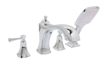 Huntington Brass Davenport 4-Pc Roman Tub Filler In Chrome