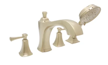 Huntington Brass Davenport 4-Pc Roman Tub Filler In PVD Satin Brass