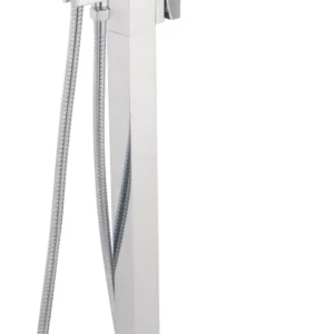 Huntington Brass Razo Freestanding Tub Filler W/ Handheld In Chrome