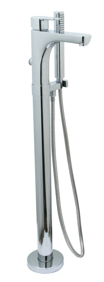 Huntington Brass Tazio&Sevaun Freestanding Tub Filler  W/ Handheld In Chrome