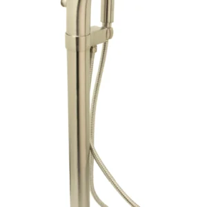 Huntington Brass Tazio&Sevaun Freestanding Tub Filler  W/ Handheld In PVD Satin Brass
