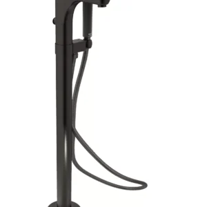 Huntington Brass Tazio&Sevaun Freestanding Tub Filler W/ Handheld In Matte Black