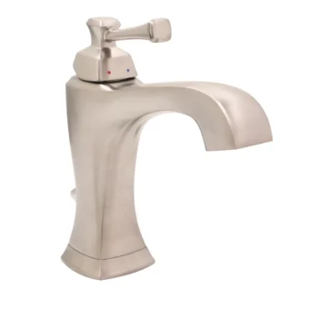 Huntington Brass Davenport Single Hole Lavatory Faucet In Pvd Satin Nickel