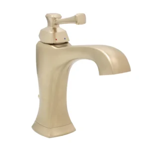 Huntington Brass Davenport Single Hole Lavatory Faucet In PVD Satin Brass