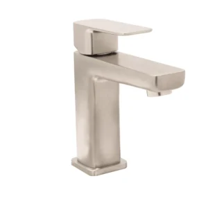 Huntington Brass Sevaun Single Hole Lavatory Faucet In Pvd Satin Nickel