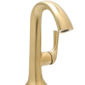 Huntington Brass Joy Single Hole Lavatory Faucet In PVD Satin Brass