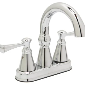 Huntington Brass Woodbury Centerset 4″ Lavatory Faucet In Chrome