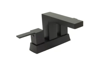 Huntington Brass Razo 4" Center Set In Matte Black