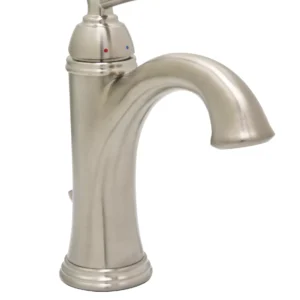 Woodbury Single Hole Lav Faucet In PVD Satin Nickel