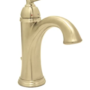 Woodbury Single Hole Lav Faucet In PVD Satin brass