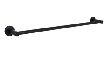 Huntington Brass Euro Towel Bar In Matte Black