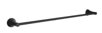 Huntington Brass 24" Towel Bar In Matte Black