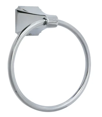 Huntington Brass Merced/Reflection Towel Ring In Chrome