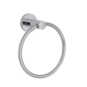 Huntington Brass Euro Towel Ring In Chrome