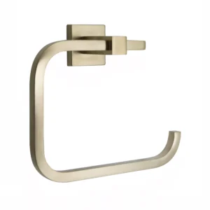 Huntington Brass Sq Style Towel Ring In PVD Satin Brass