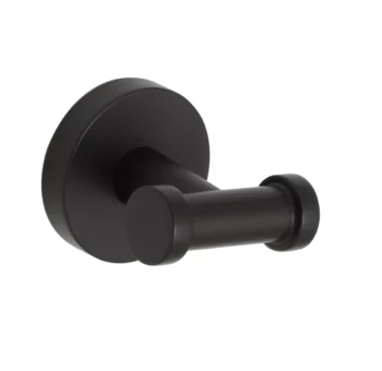 Huntington Brass Euro Robe Hook In Matte Black
