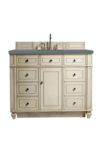 Bristol 48" Single Vanity, Vintage Vanilla w/ 3 CM Cala Blue Quartz Top