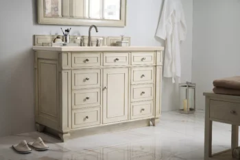 Bristol 48" Single Vanity, Vintage Vanilla w/ 3 CM Eternal Marfil Quartz Top - Image 3