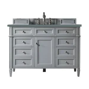 Brittany 48″ Single Vanity, Urban Gray w/ 3 CM Cala Blue Quartz Top