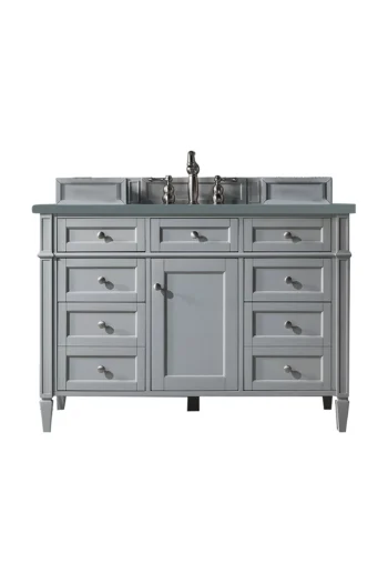 Brittany 48" Single Vanity, Urban Gray w/ 3 CM Cala Blue Quartz Top