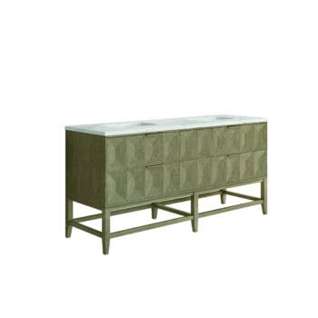 Emmeline 72" Double Vanity, Pebble Oak w/ 3 CM Etehreal Noctis Top - Image 6