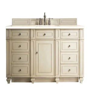 Bristol 60″ Single Vanity, Vintage Vanilla w/ 3 CM Eternal Marfil Quartz Top
