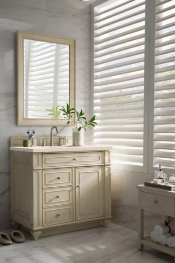 Bristol 36" Single Vanity, Vintage Vanilla w/ 3 CM Eternal Marfil Top - Image 3